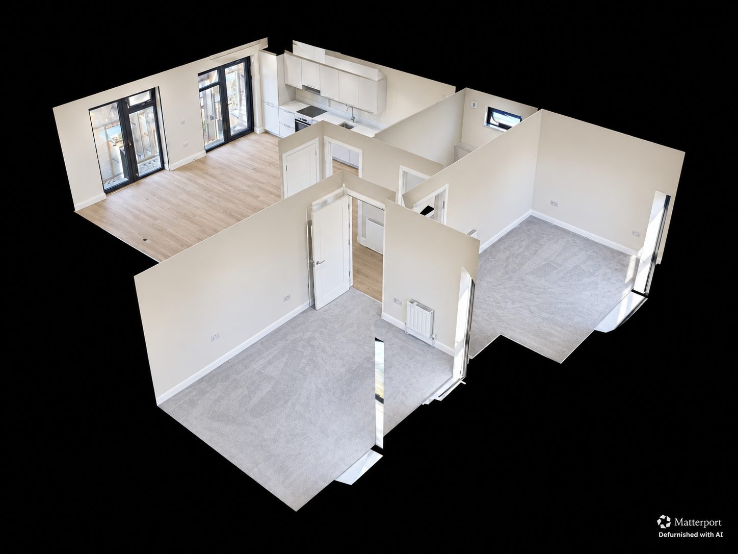 First Floor Apartment 3D layout overview