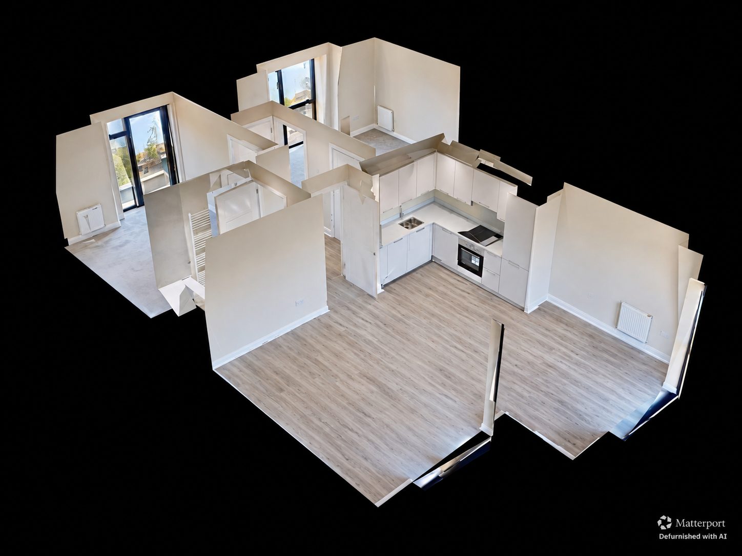 Second Floor Apartment 3D layout overview
