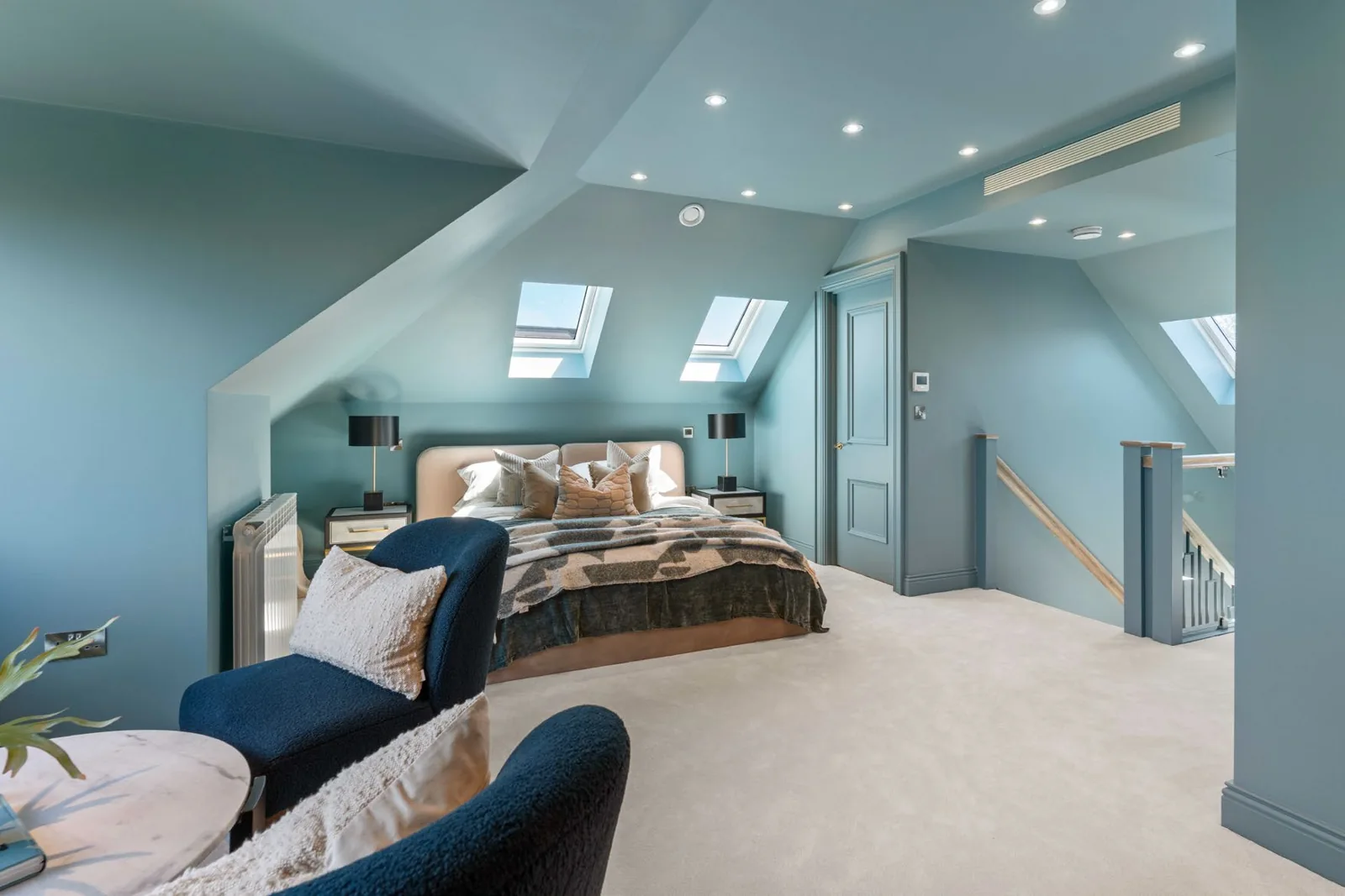 Upper-floor bedroom in the Oak Gate showhome
